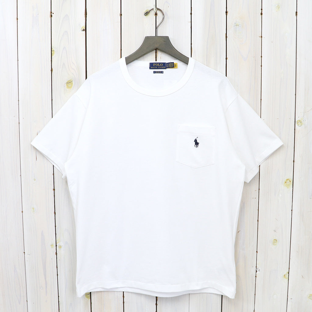 POLO RALPH LAUREN『ヘビーウェイトSS ポケットTシャツ』(WHITE)