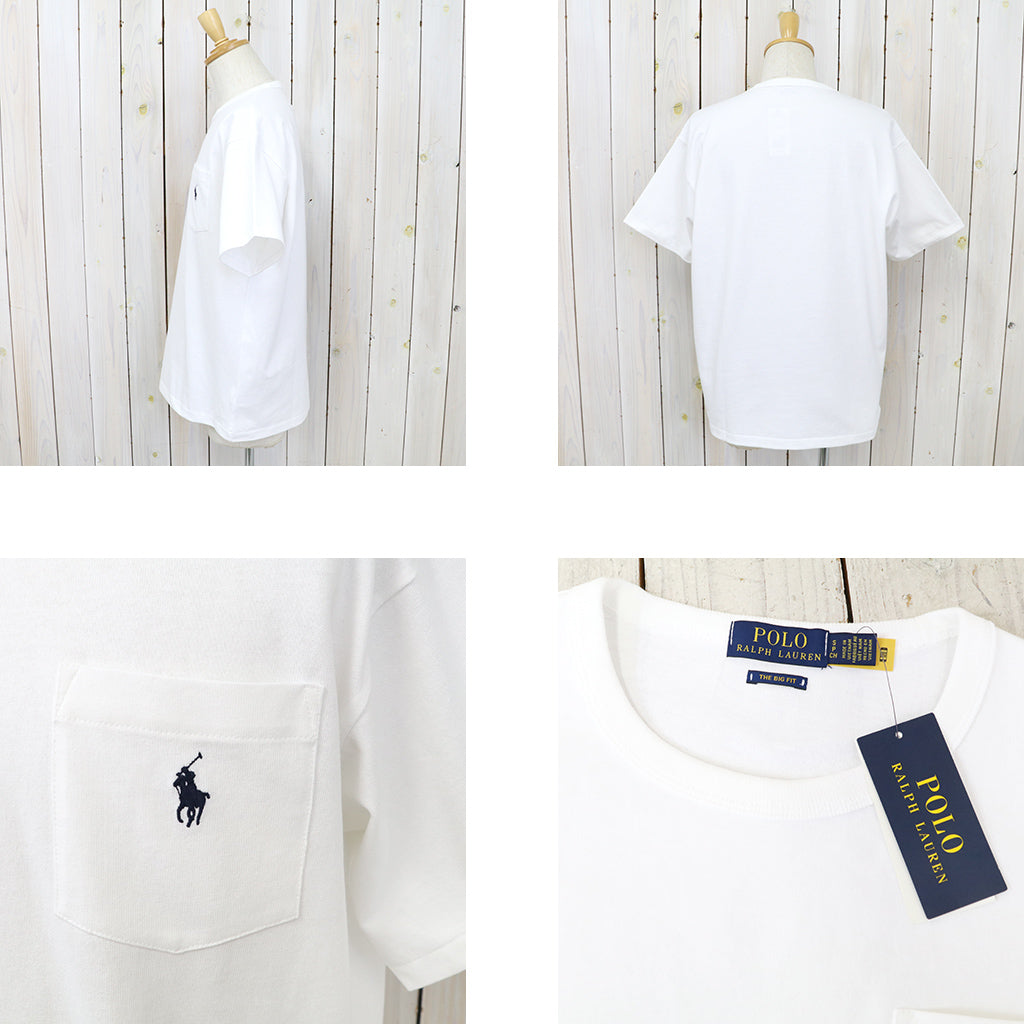 POLO RALPH LAUREN『ヘビーウェイトSS ポケットTシャツ』(WHITE)