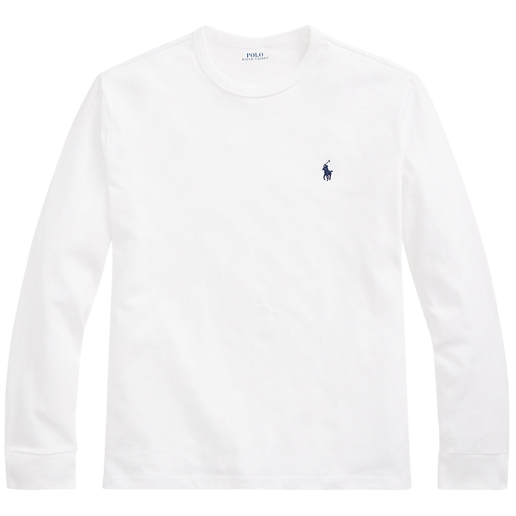 POLO RALPH LAUREN『クラシックフィット ヘビーウェイト ロングスリーブTシャツ』(WHITE)