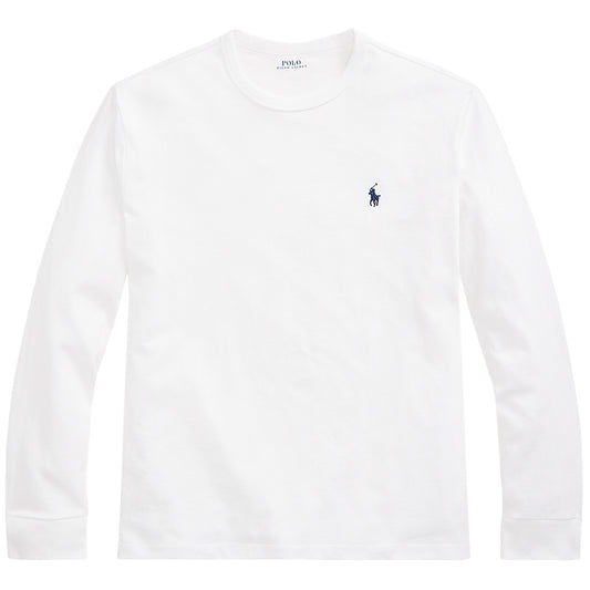 POLO RALPH LAUREN『クラシックフィット ヘビーウェイト ロングスリーブTシャツ』(WHITE)