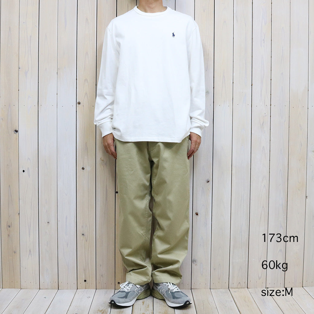 POLO RALPH LAUREN『クラシックフィット ヘビーウェイト ロングスリーブTシャツ』(WHITE)
