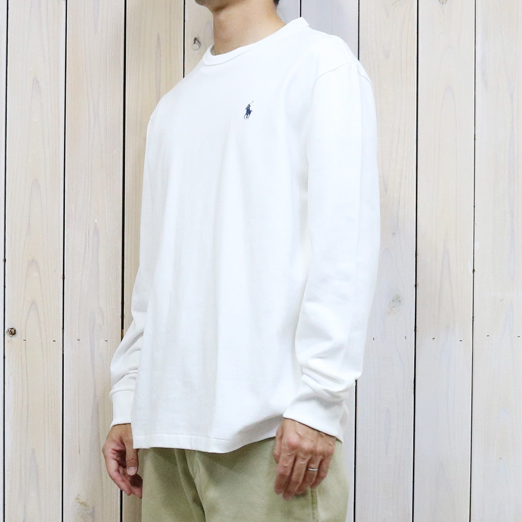 POLO RALPH LAUREN『クラシックフィット ヘビーウェイト ロングスリーブTシャツ』(WHITE)