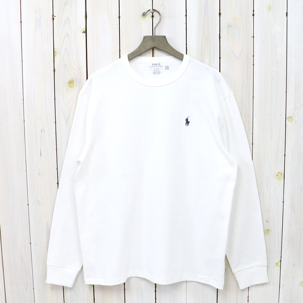 POLO RALPH LAUREN『クラシックフィット ヘビーウェイト ロングスリーブTシャツ』(WHITE)