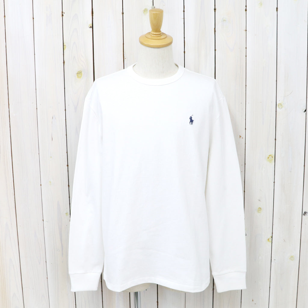 POLO RALPH LAUREN『クラシックフィット ヘビーウェイト ロングスリーブTシャツ』(WHITE)