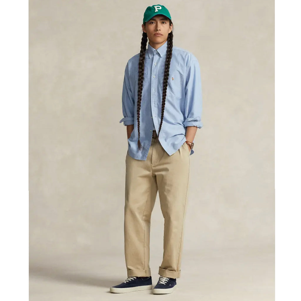 POLO RALPH LAUREN『ビッグフィット オックスフォードシャツ』(BLUE)