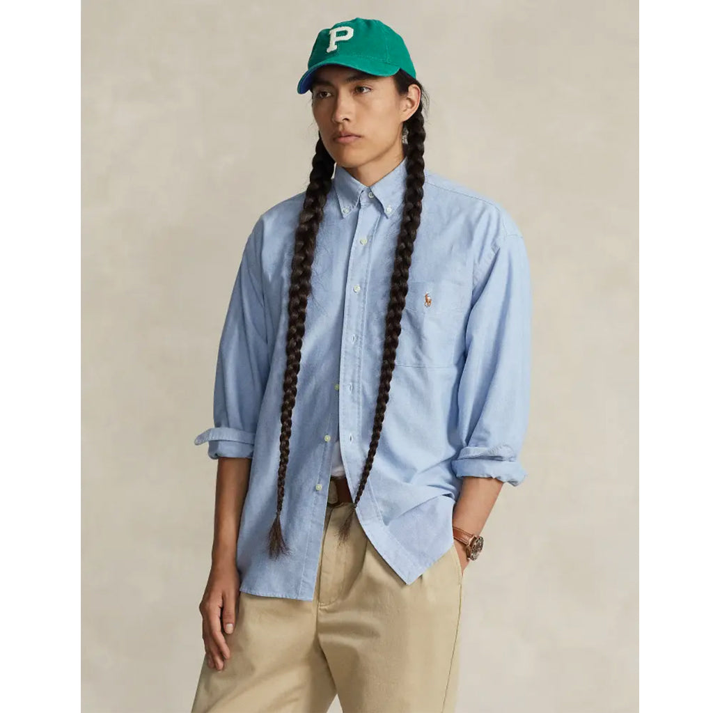 POLO RALPH LAUREN『ビッグフィット オックスフォードシャツ』(BLUE)