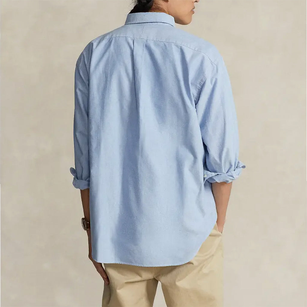 POLO RALPH LAUREN『ビッグフィット オックスフォードシャツ』(BLUE)