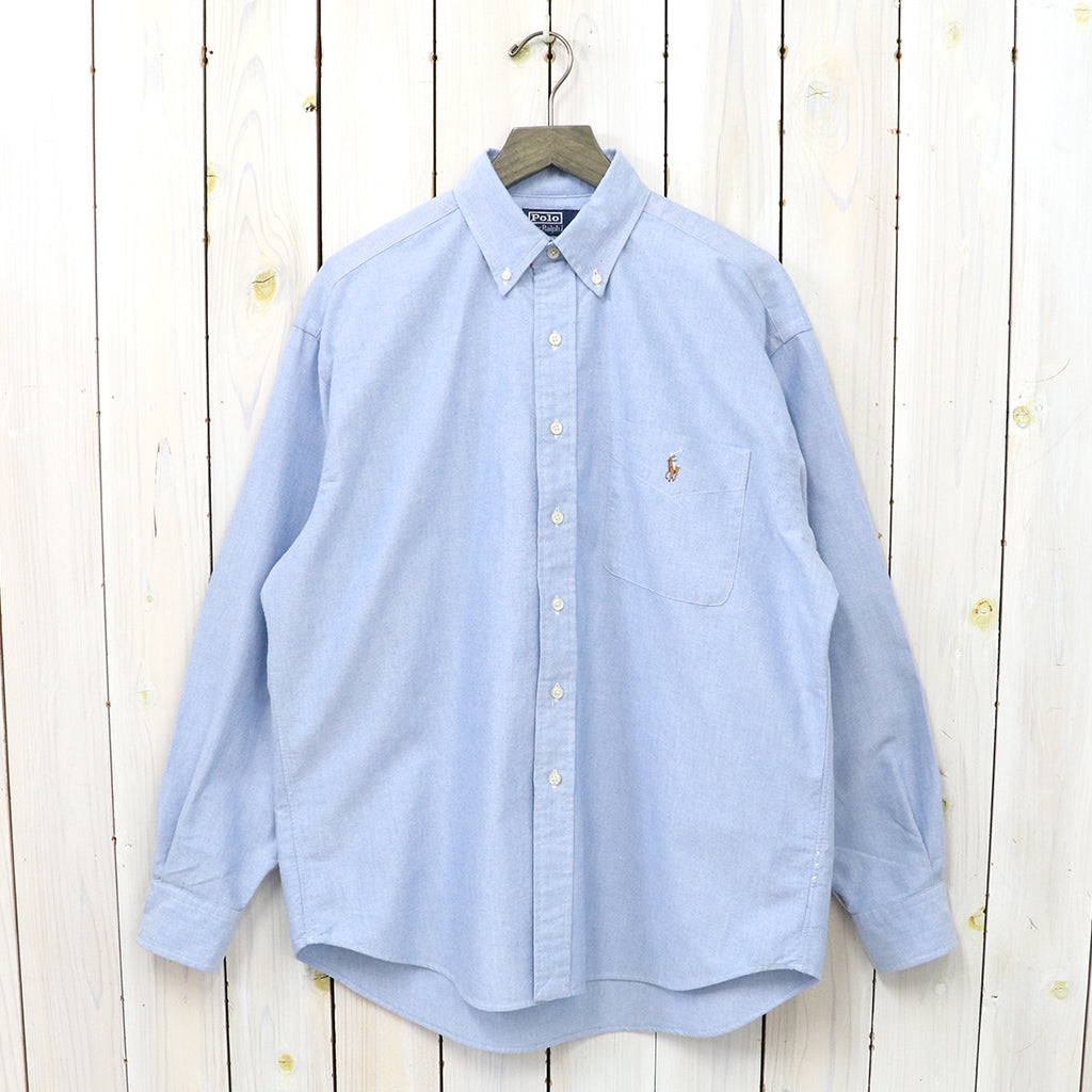 POLO RALPH LAUREN『ビッグフィット オックスフォードシャツ』(BLUE)
