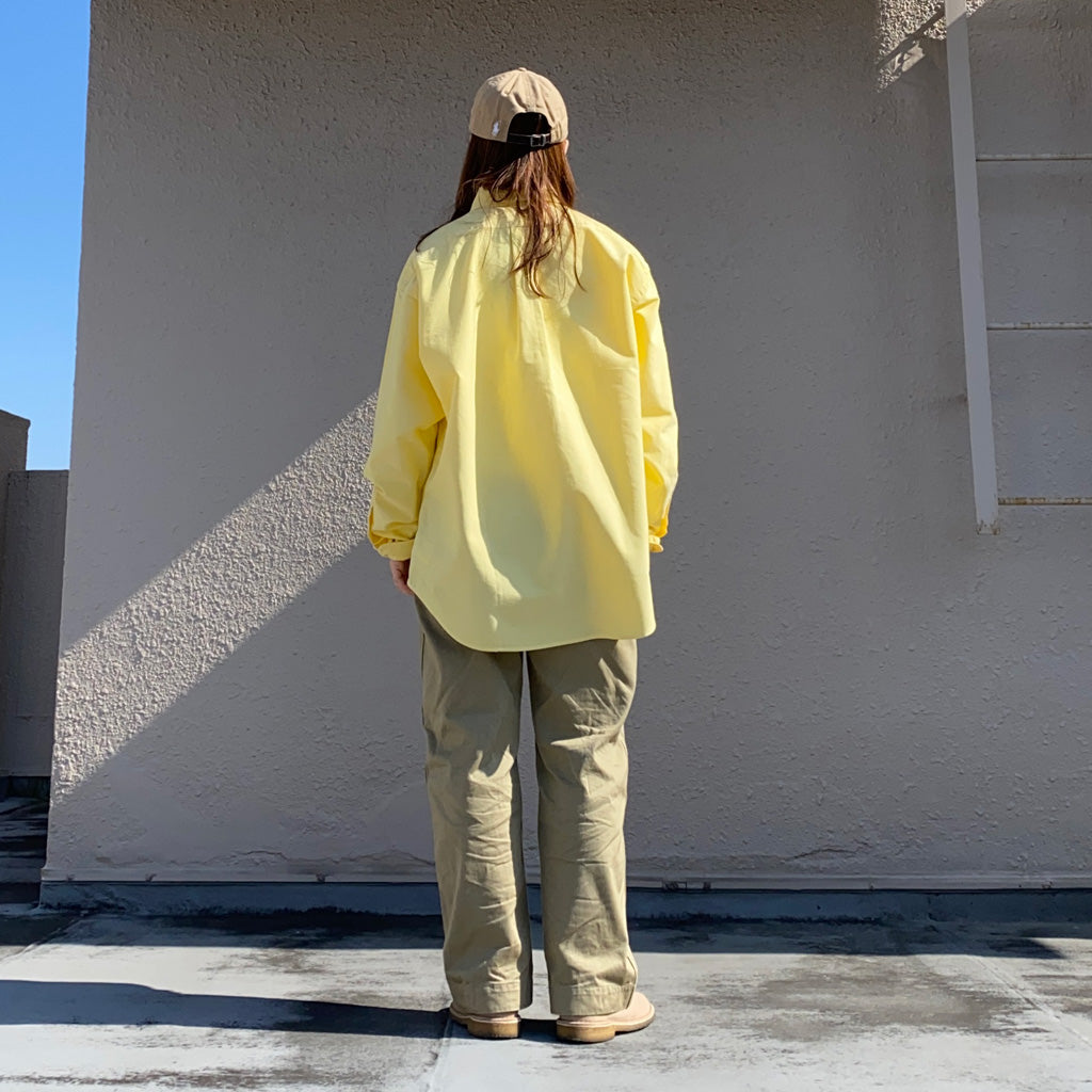POLO RALPH LAUREN『ビッグフィット オックスフォードシャツ』(YELLOW)