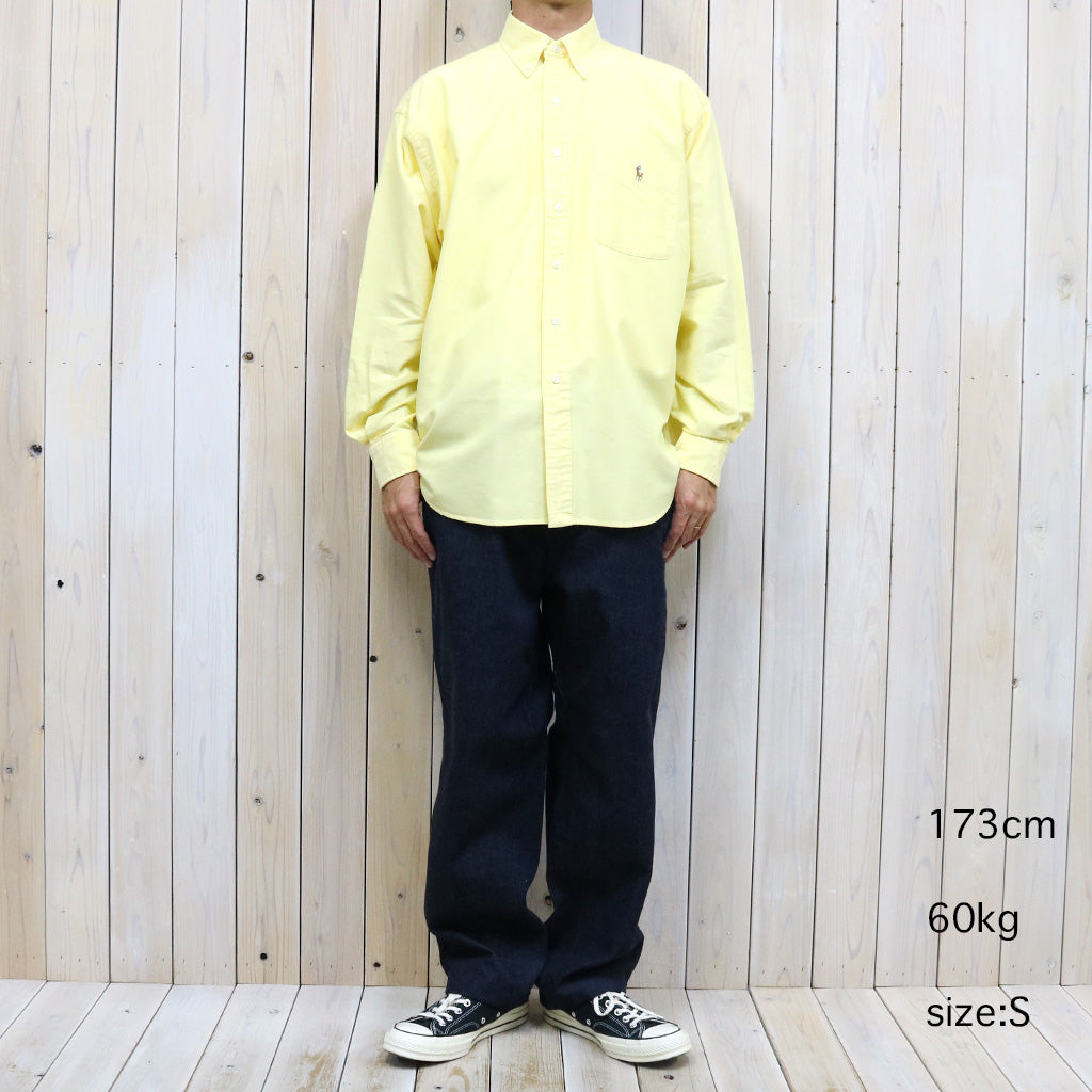 POLO RALPH LAUREN『ビッグフィット オックスフォードシャツ』(YELLOW)