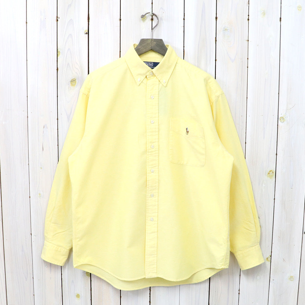 POLO RALPH LAUREN『ビッグフィット オックスフォードシャツ』(YELLOW)
