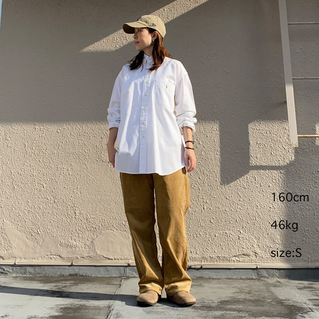 POLO RALPH LAUREN『ビッグフィット オックスフォードシャツ』(WHITE)(WOV16823117)