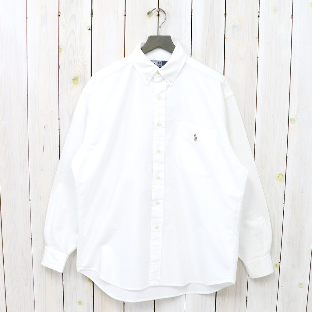 POLO RALPH LAUREN『ビッグフィット オックスフォードシャツ』(WHITE)(WOV16823117)