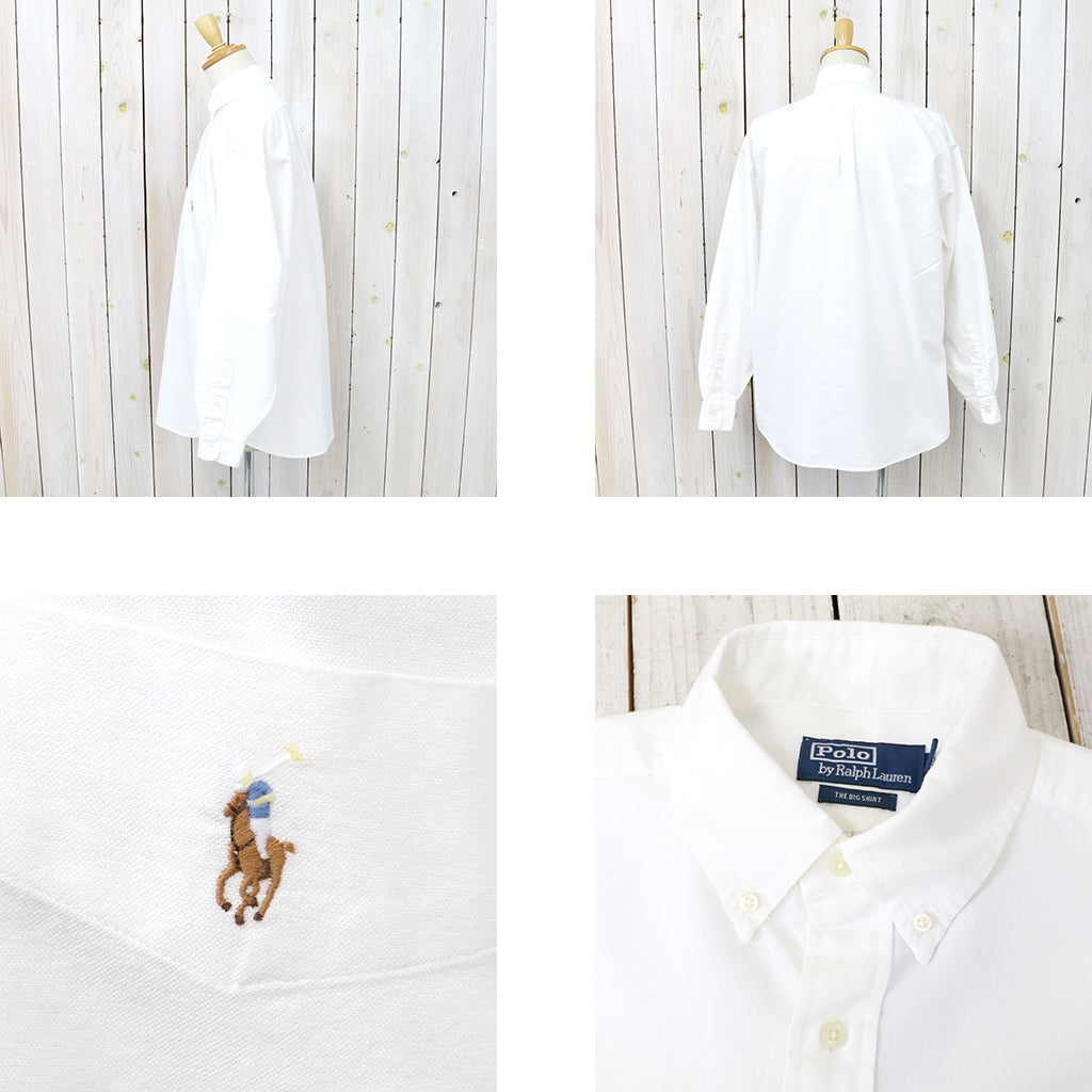 POLO RALPH LAUREN『ビッグフィット オックスフォードシャツ』(WHITE)(WOV16823117)