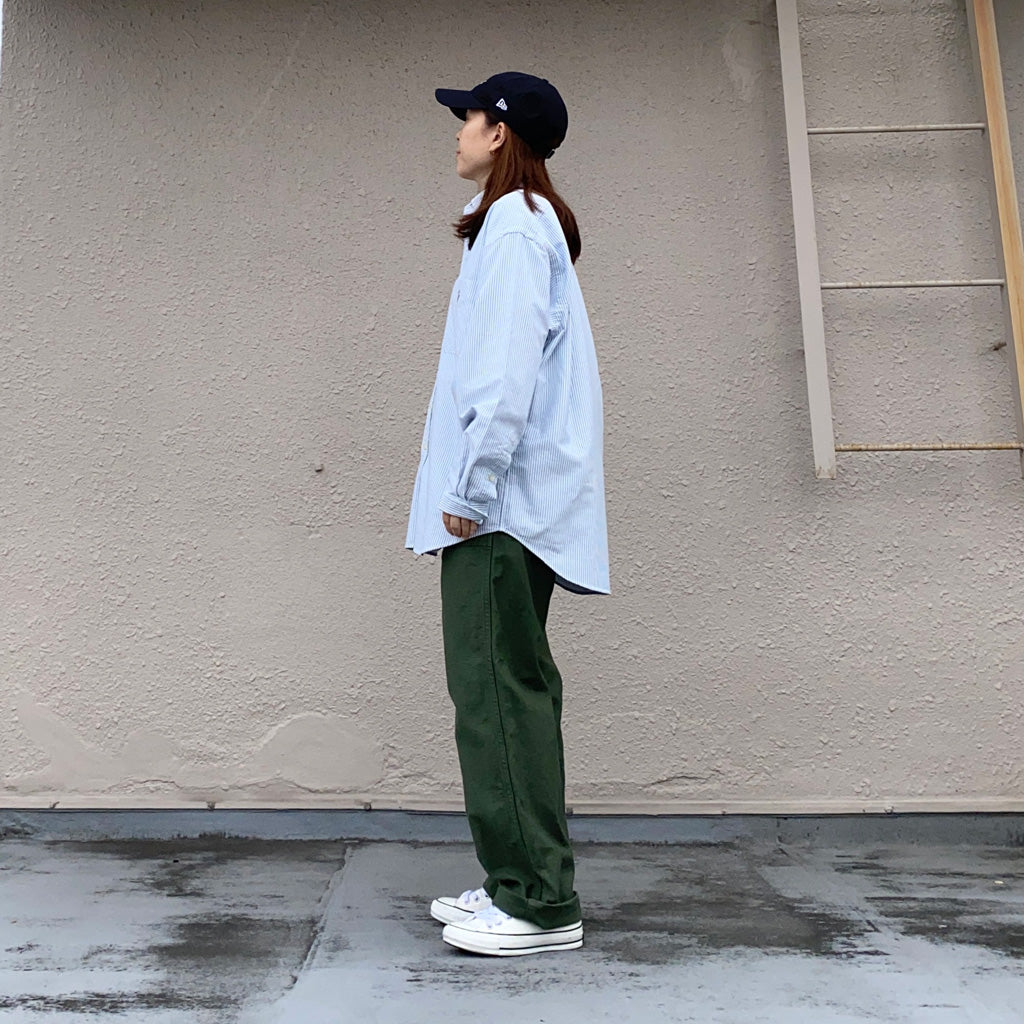 POLO RALPH LAUREN『ビッグフィット オックスフォードシャツ』(BLUE/WHITE)