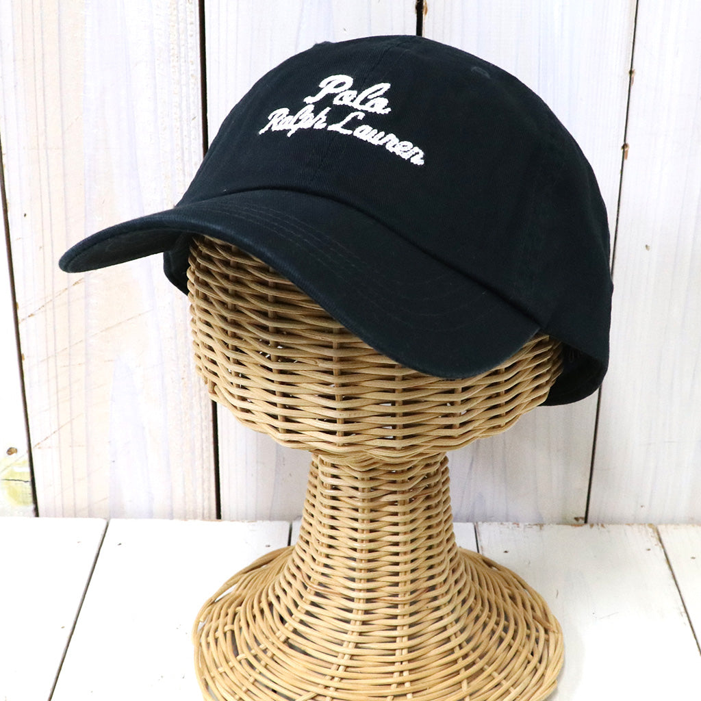 POLO RALPH LAUREN『エンブロイダリー ツイル ボール キャップ』(BLACK)