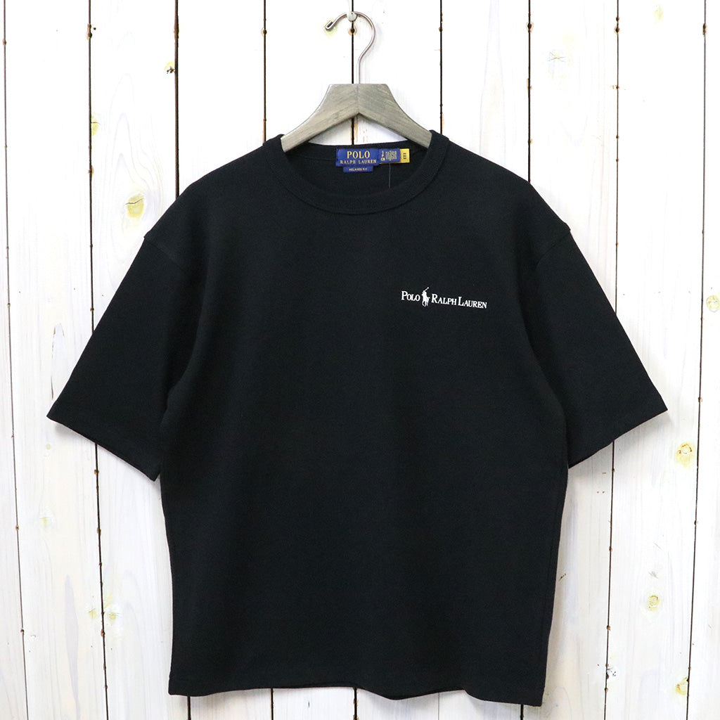 POLO RALPH LAUREN『リラックスド フィット ロゴ ジャージー Tシャツ』(BLACK)