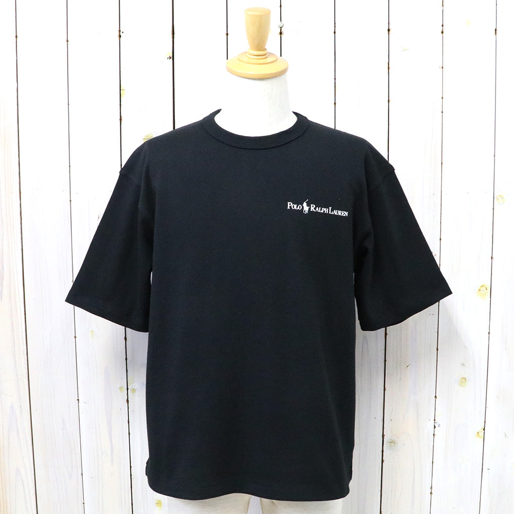 POLO RALPH LAUREN『リラックスド フィット ロゴ ジャージー Tシャツ』(BLACK)