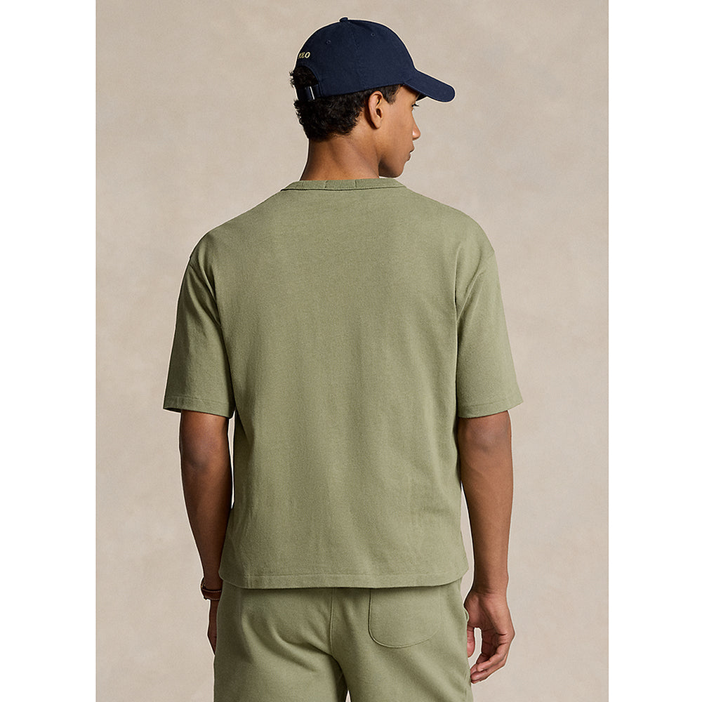 POLO RALPH LAUREN『リラックスド フィット ロゴ ジャージー Tシャツ』(OLIVE)