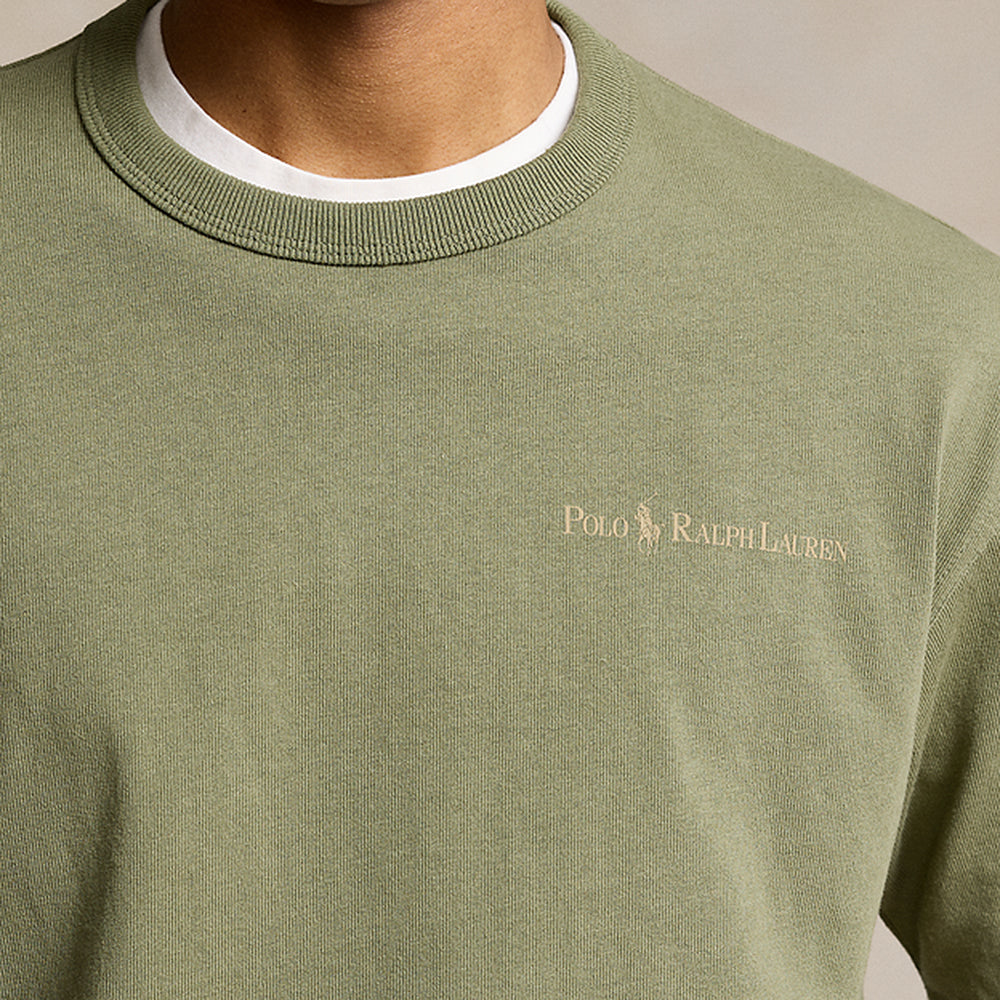 POLO RALPH LAUREN『リラックスド フィット ロゴ ジャージー Tシャツ』(OLIVE)