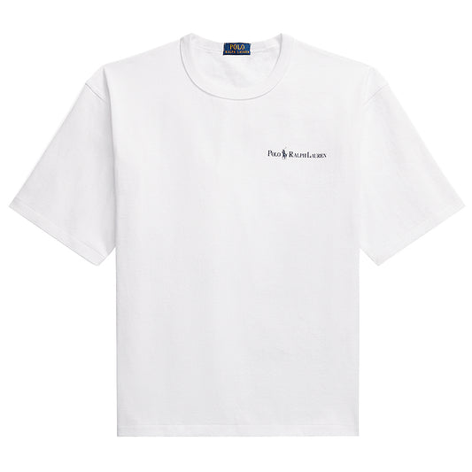 POLO RALPH LAUREN『リラックスド フィット ロゴ ジャージー Tシャツ』(WHITE)