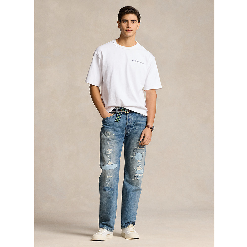 POLO RALPH LAUREN『リラックスド フィット ロゴ ジャージー Tシャツ』(WHITE)