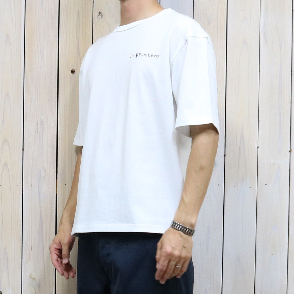 POLO RALPH LAUREN『リラックスド フィット ロゴ ジャージー Tシャツ』(WHITE)