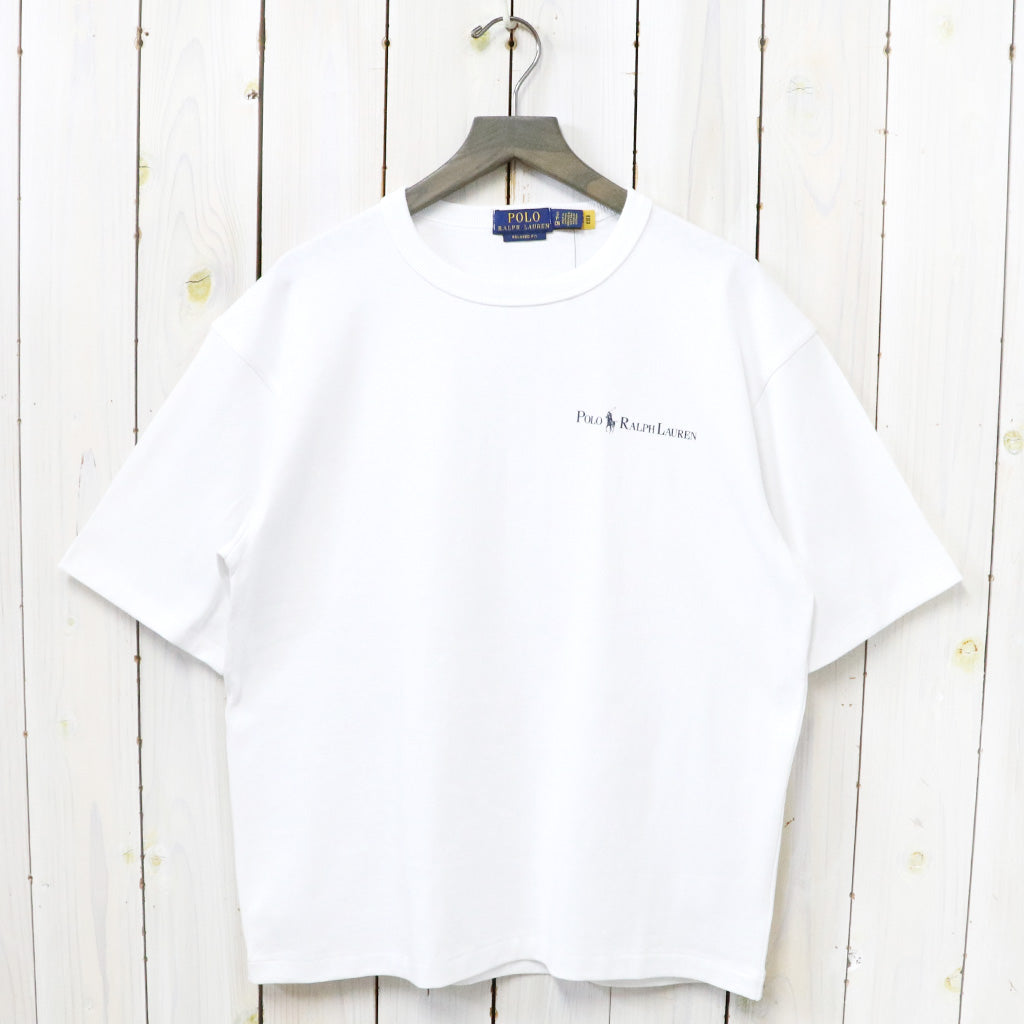 POLO RALPH LAUREN『リラックスド フィット ロゴ ジャージー Tシャツ』(WHITE)