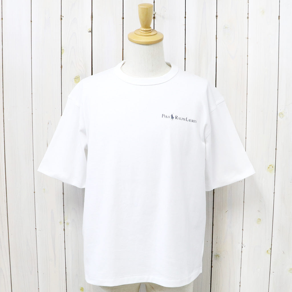 POLO RALPH LAUREN『リラックスド フィット ロゴ ジャージー Tシャツ』(WHITE)