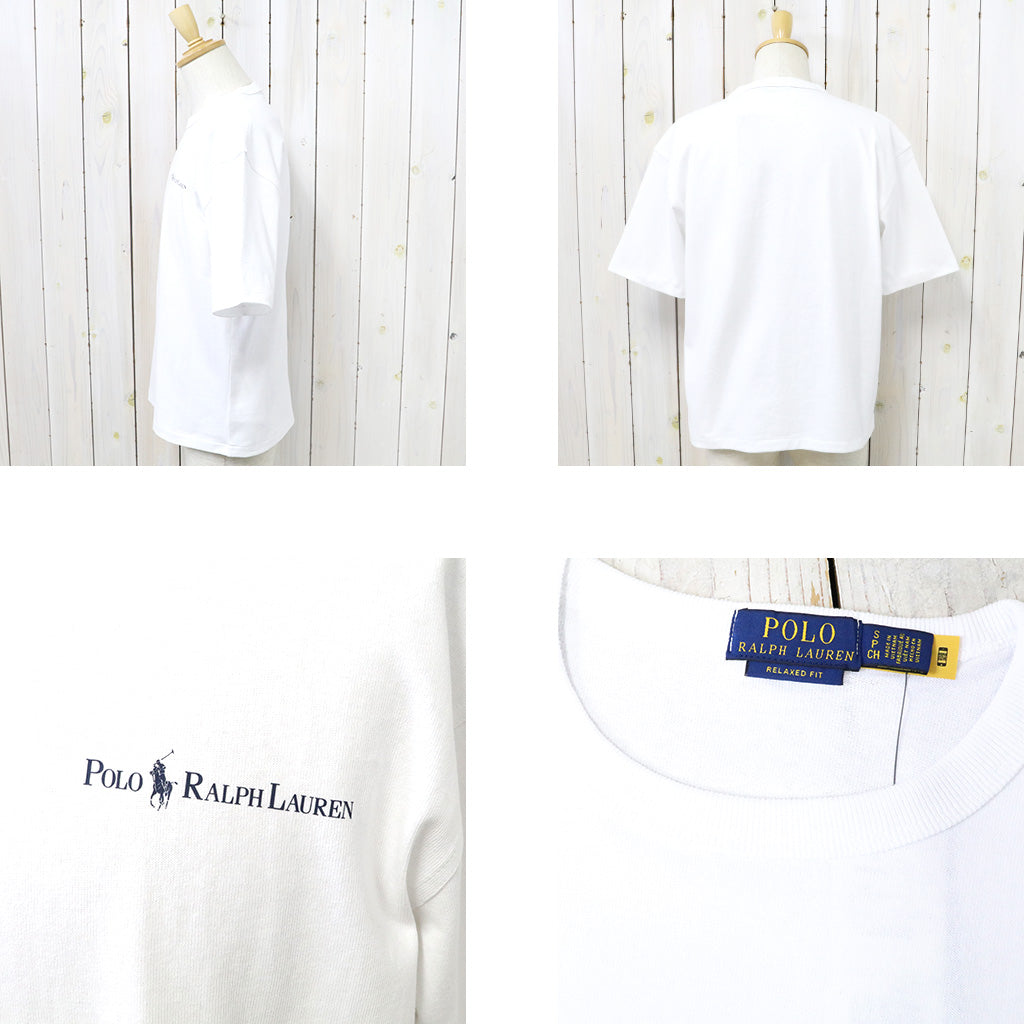 POLO RALPH LAUREN『リラックスド フィット ロゴ ジャージー Tシャツ』(WHITE)