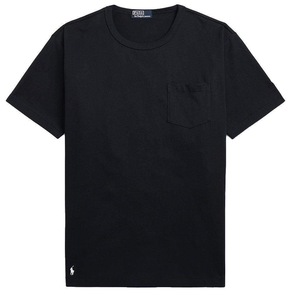 POLO RALPH LAUREN『ビッグ フィット ジャージー ポケット Tシャツ』(BLACK)