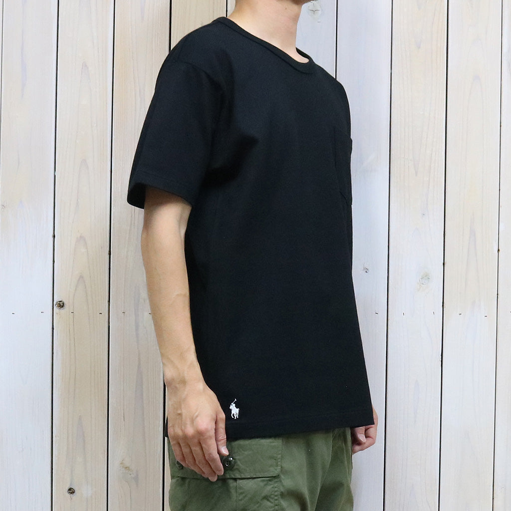 POLO RALPH LAUREN『ビッグ フィット ジャージー ポケット Tシャツ』(BLACK)