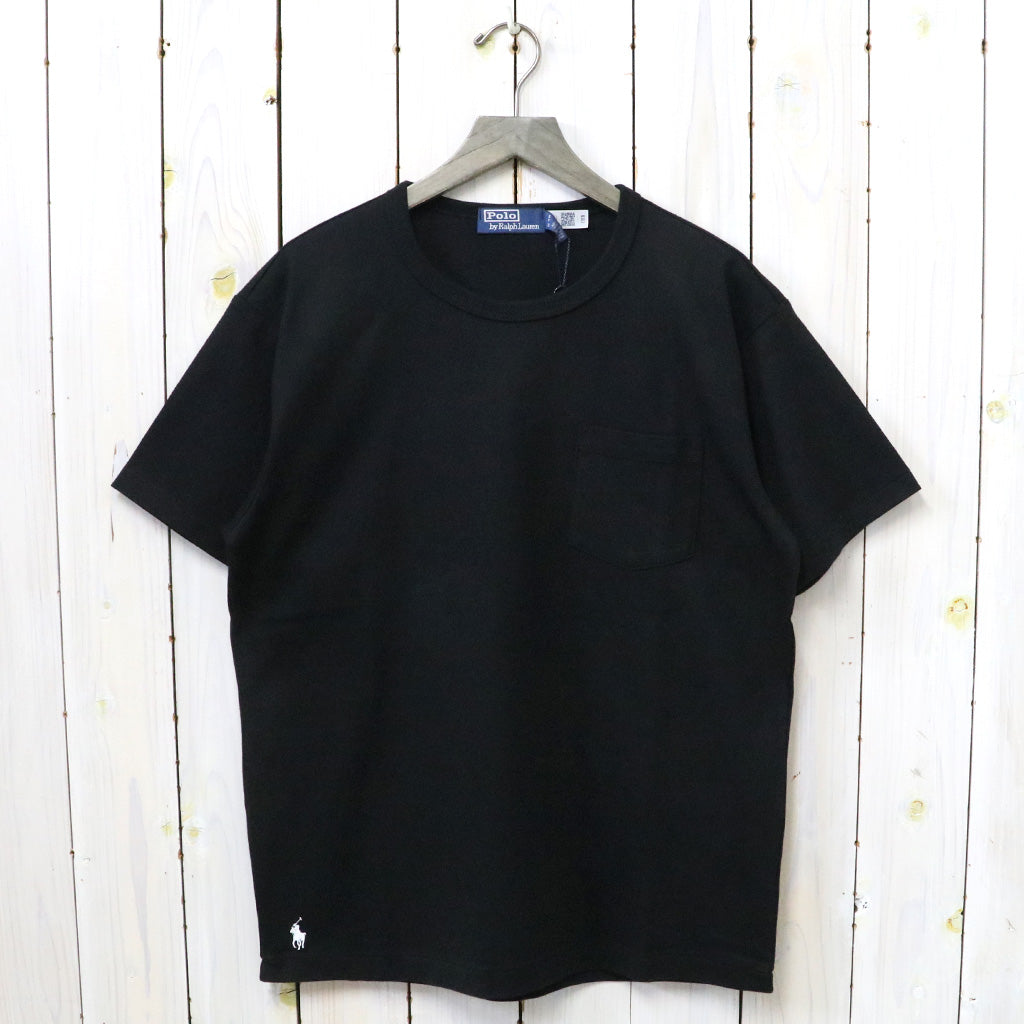 POLO RALPH LAUREN『ビッグ フィット ジャージー ポケット Tシャツ』(BLACK)