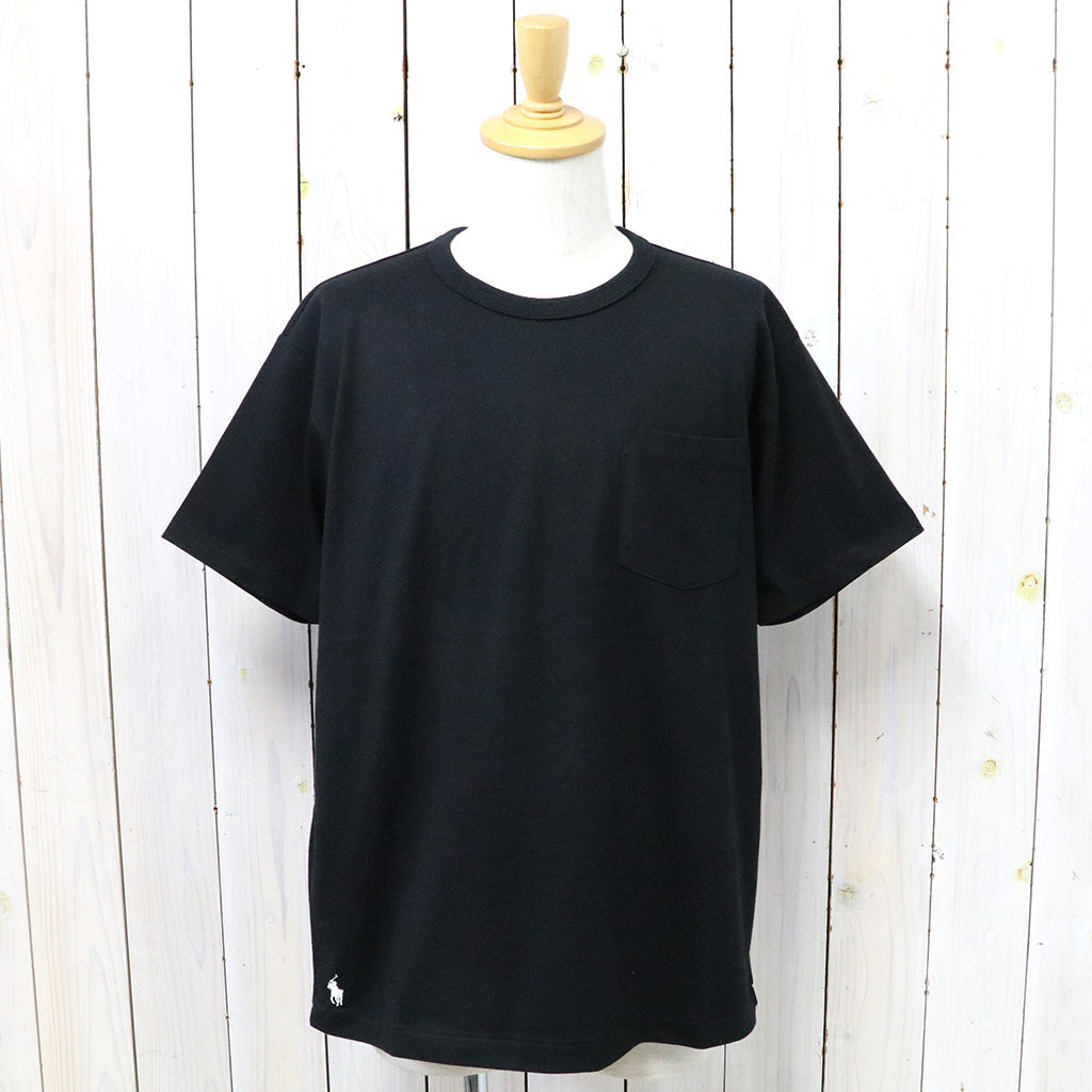POLO RALPH LAUREN『ビッグ フィット ジャージー ポケット Tシャツ』(BLACK)