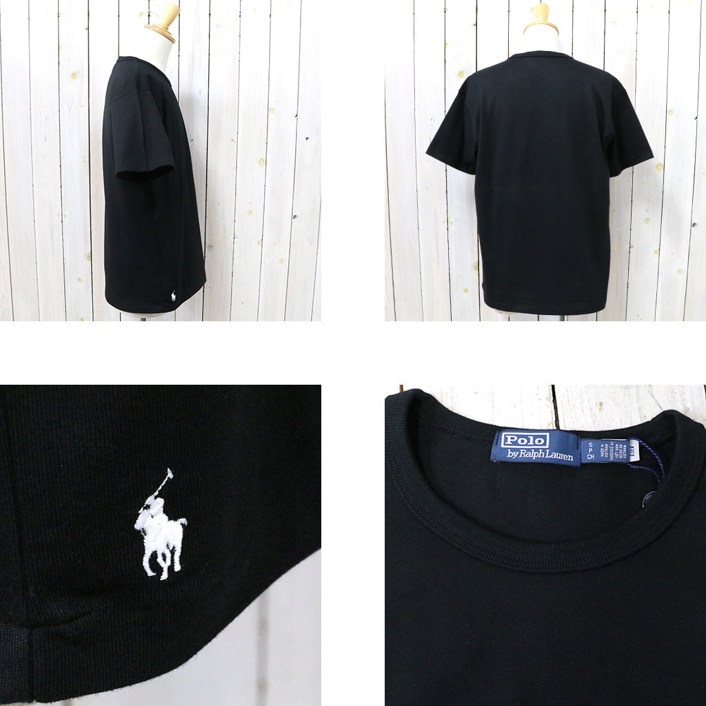POLO RALPH LAUREN『ビッグ フィット ジャージー ポケット Tシャツ』(BLACK)