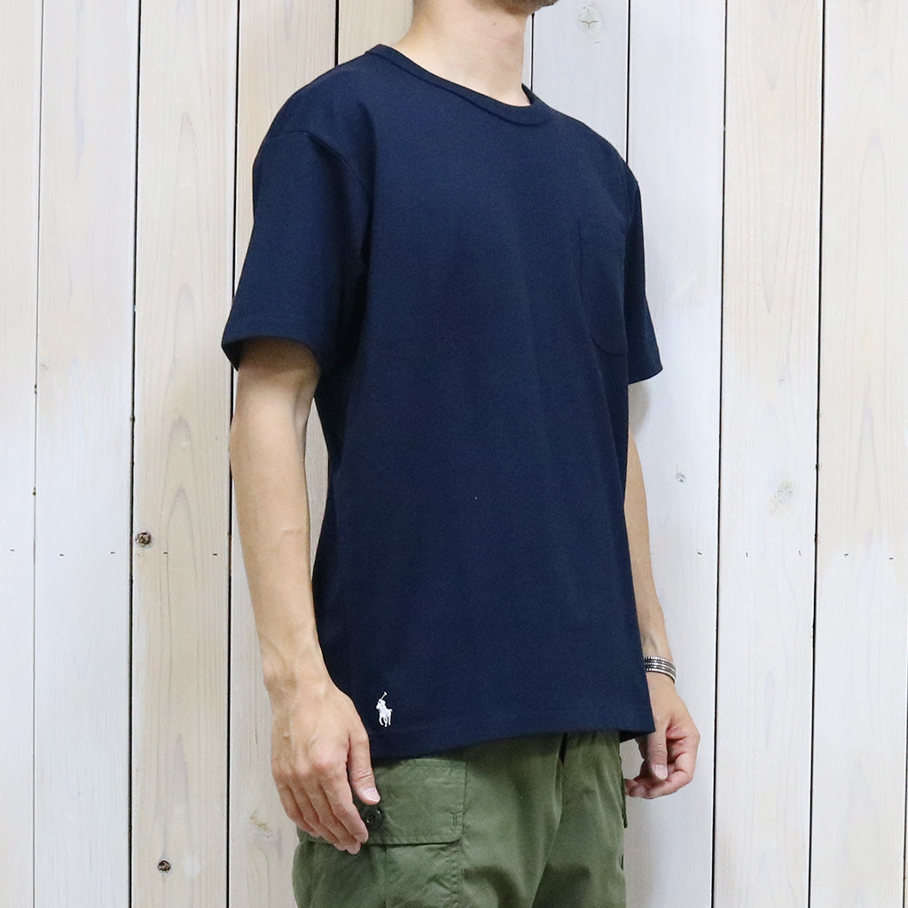 POLO RALPH LAUREN『ビッグ フィット ジャージー ポケット Tシャツ』(NAVY)