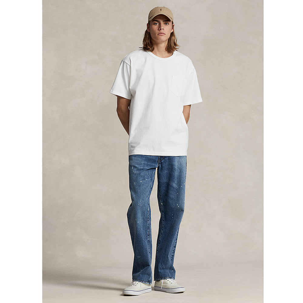 POLO RALPH LAUREN『ビッグ フィット ジャージー ポケット Tシャツ』(WHITE)