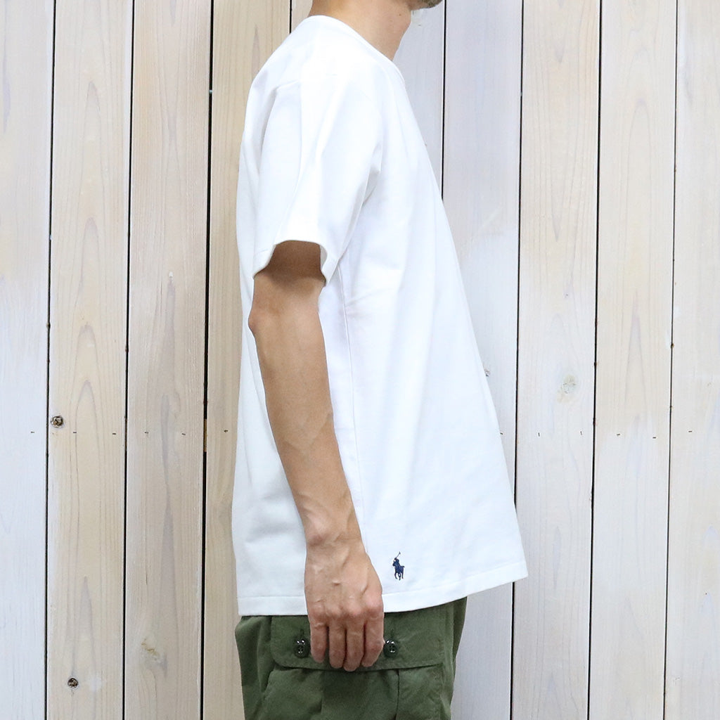POLO RALPH LAUREN『ビッグ フィット ジャージー ポケット Tシャツ』(WHITE)