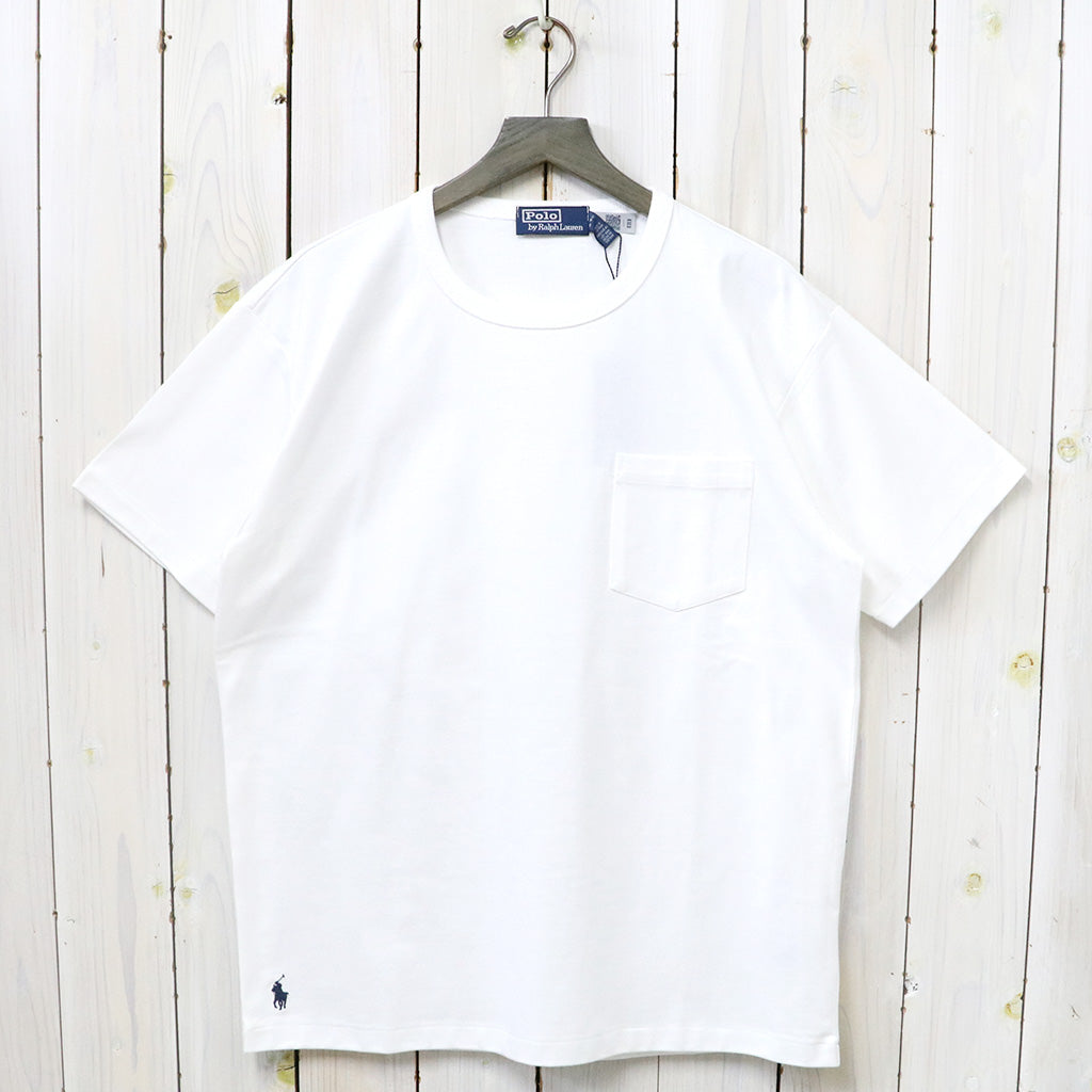 POLO RALPH LAUREN『ビッグ フィット ジャージー ポケット Tシャツ』(WHITE)