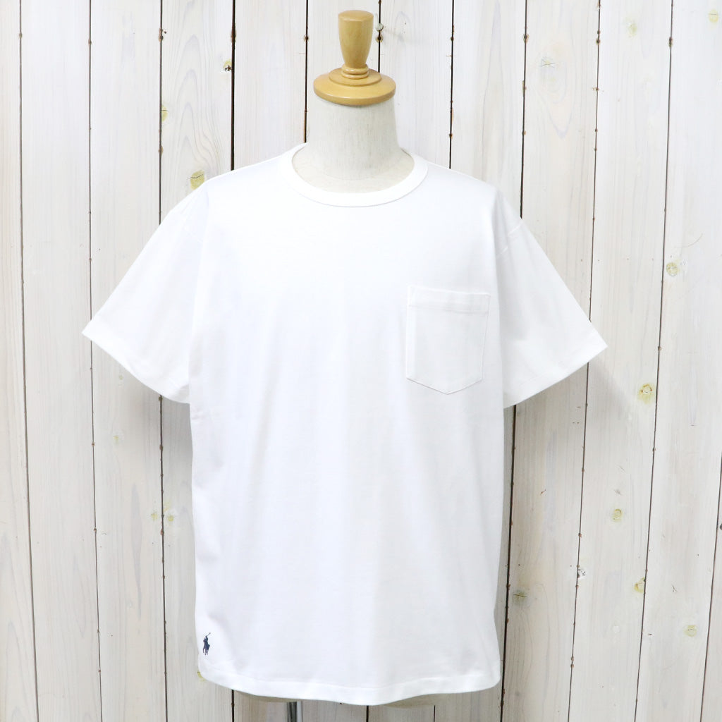 POLO RALPH LAUREN『ビッグ フィット ジャージー ポケット Tシャツ』(WHITE)