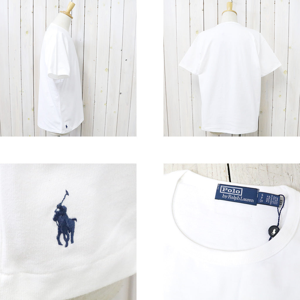 POLO RALPH LAUREN『ビッグ フィット ジャージー ポケット Tシャツ』(WHITE)