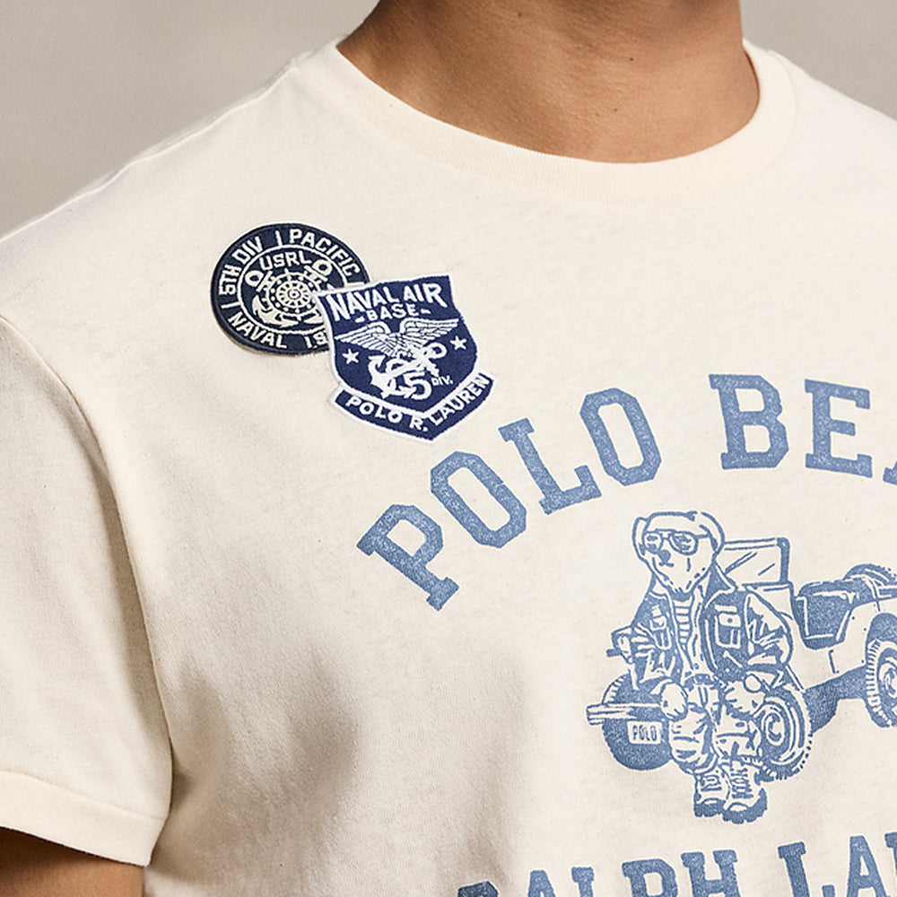 POLO RALPH LAUREN『クラシック フィット Polo ベア ジャージー Tシャツ』(WHITE)
