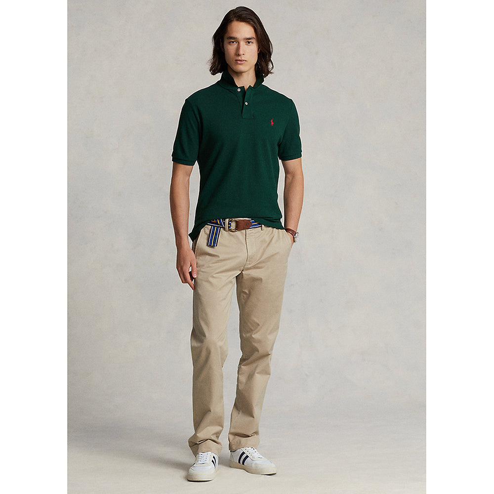 POLO RALPH LAUREN : カスタム スリム フィット ポロシャツ (GREEN)