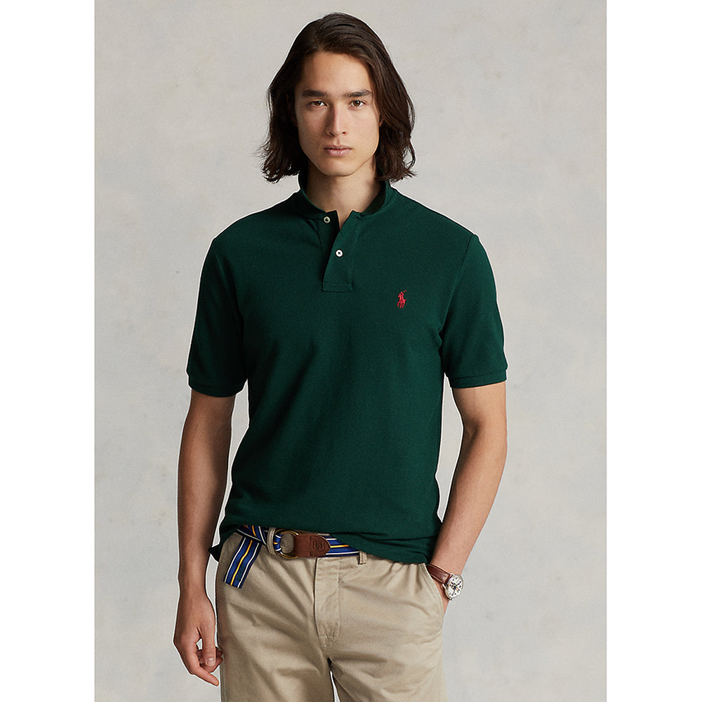 POLO RALPH LAUREN : カスタム スリム フィット ポロシャツ (GREEN)