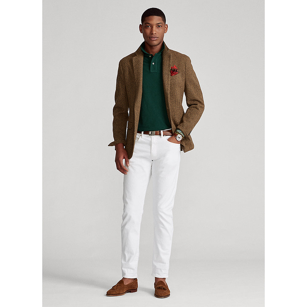 POLO RALPH LAUREN : カスタム スリム フィット ポロシャツ (GREEN)