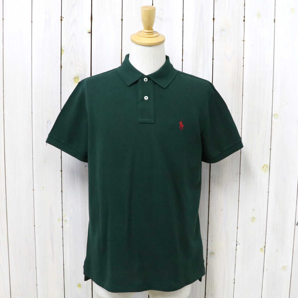 POLO RALPH LAUREN : カスタム スリム フィット ポロシャツ (GREEN)