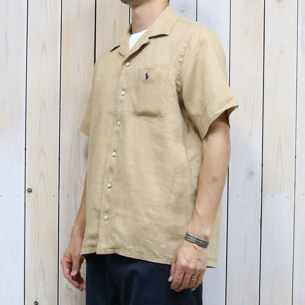 POLO RALPH LAUREN『クラシックフィット リネン キャンプシャツ』(BEIGE)