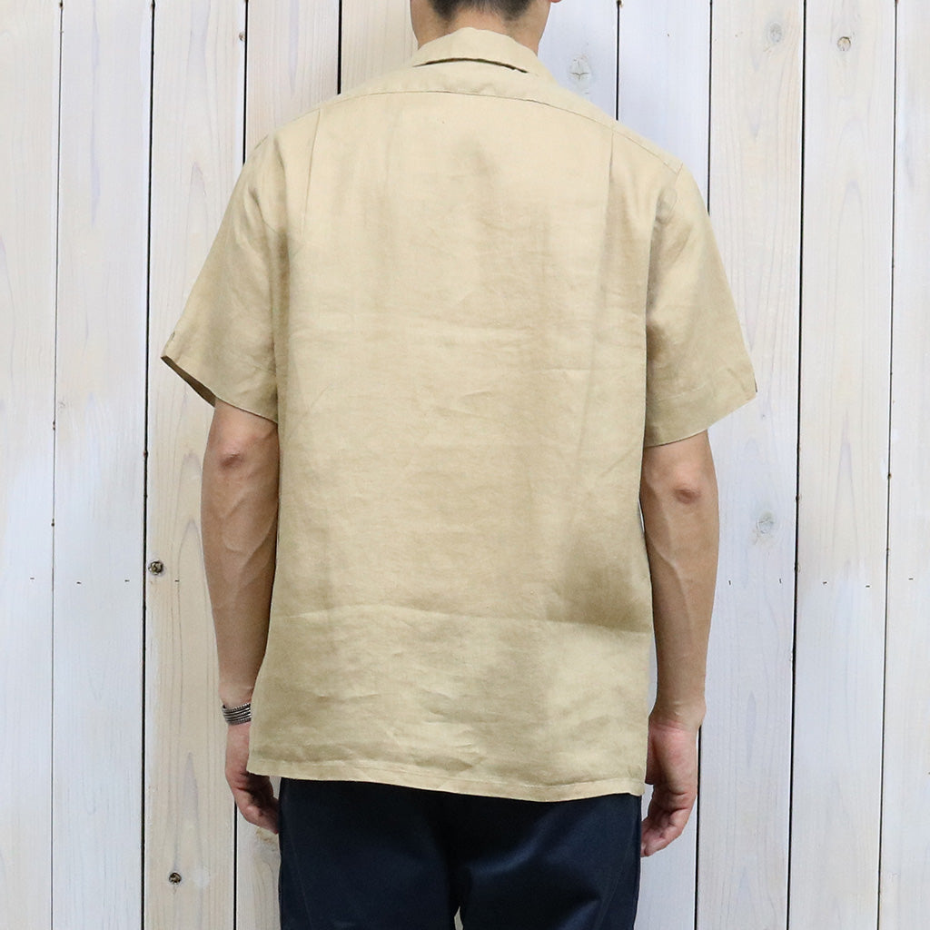 POLO RALPH LAUREN『クラシックフィット リネン キャンプシャツ』(BEIGE)