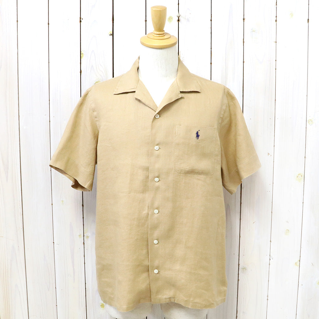POLO RALPH LAUREN『クラシックフィット リネン キャンプシャツ』(BEIGE)