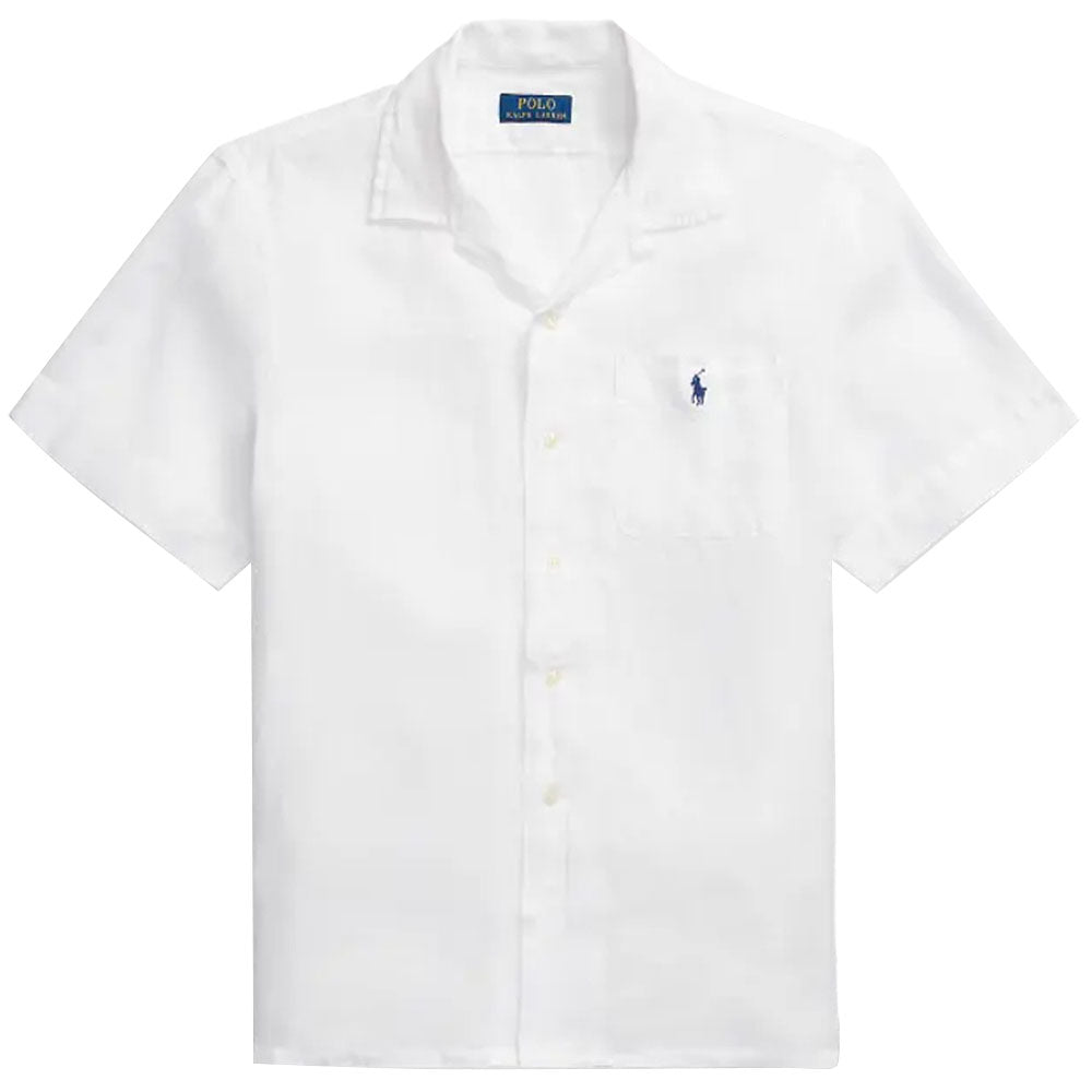 POLO RALPH LAUREN『クラシックフィット リネン キャンプシャツ』(WHITE)